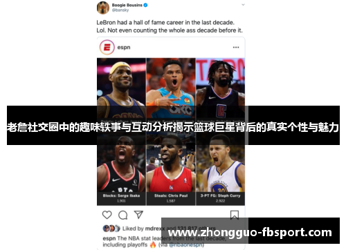 老詹社交圈中的趣味轶事与互动分析揭示篮球巨星背后的真实个性与魅力 老詹社交圈中的趣味轶事与互动分析揭示篮球巨星背后的真实个性与魅力