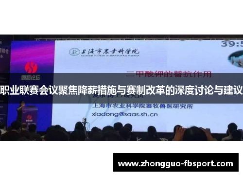 职业联赛会议聚焦降薪措施与赛制改革的深度讨论与建议